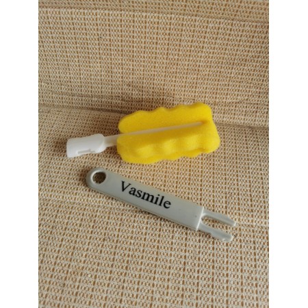Vasmile Bottle Brush,Sponge Cup Brush Baby Bottle Cleaner Brush Glass Bottle Washing Cleaning Brushes Cleaner Kitchen Accessories Vasmile Bottle Brush,Sponge Cup Brush Baby Bottle Cleaner Brush Glass Bottle Washing Cleaning Brushes Cleaner Kitchen Accessories